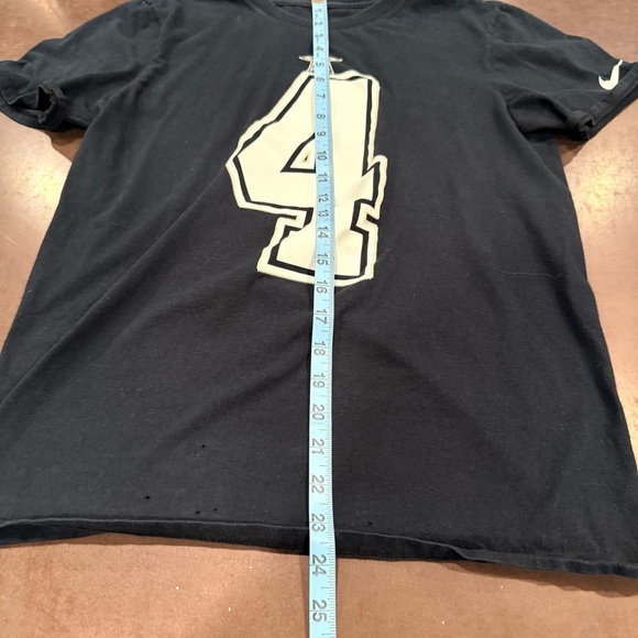 Dallas Prescott Nike Black Tee with Logo Print - Picture 6 of 7